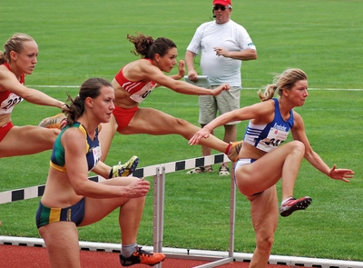 Hrden B-Endlauf der Frauen